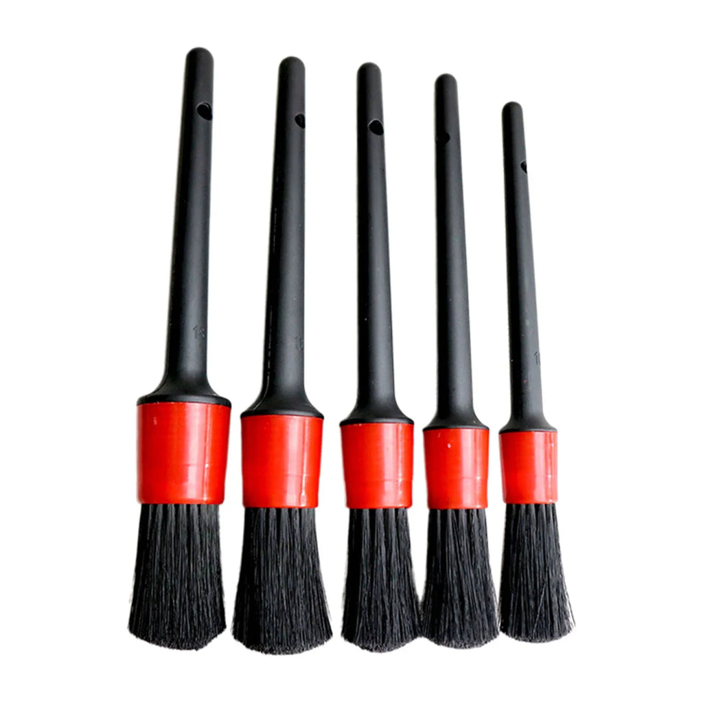 Kit de Cepillos de Detallado para Coche (5 Piezas) – Limpieza Profesional para Interior y Exterior