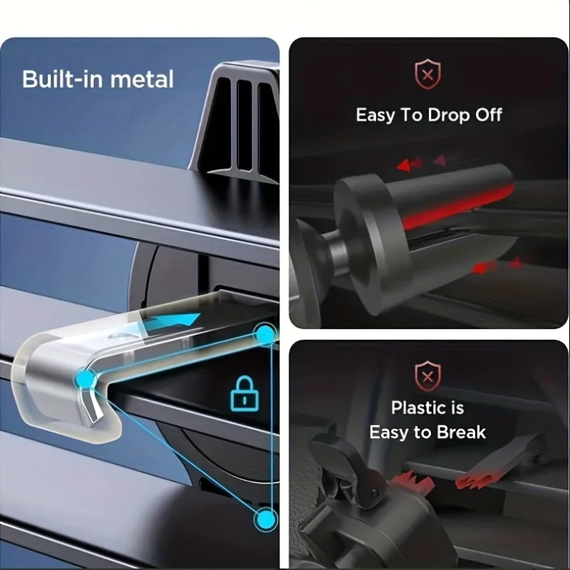 Soporte Universal para Móvil de Coche con Rotación 360°