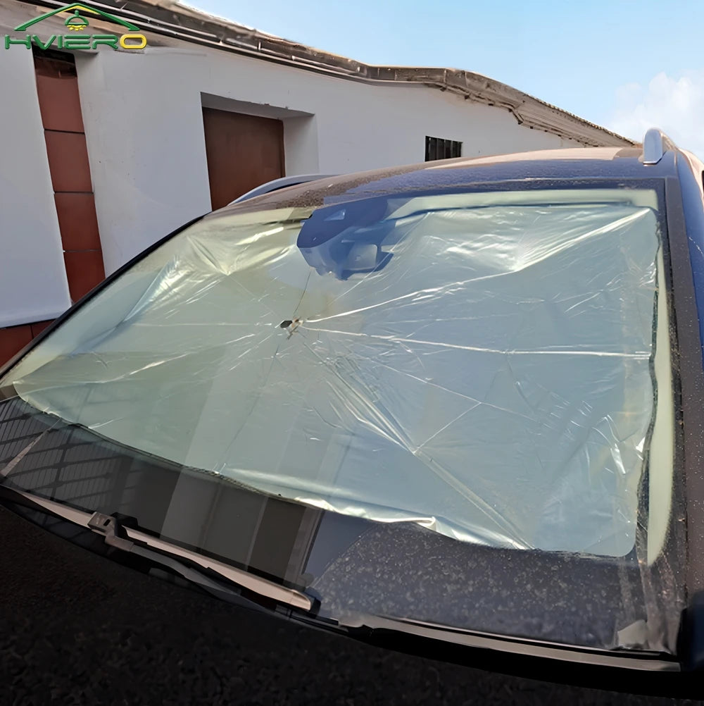 Parasol Plegable Tipo Paraguas para Parabrisas – Protección Total contra el Calor