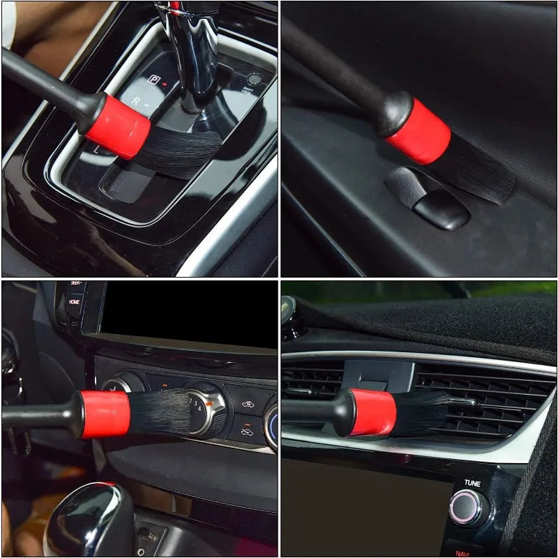 Kit de Cepillos de Detallado para Coche (5 Piezas) – Limpieza Profesional para Interior y Exterior